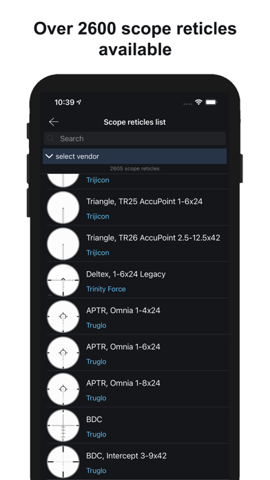 Chairgun Elite Ballistic Tool Screenshots