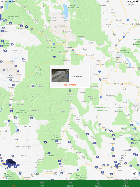 Idaho Traveler iPad screenshot 2 - Travel app