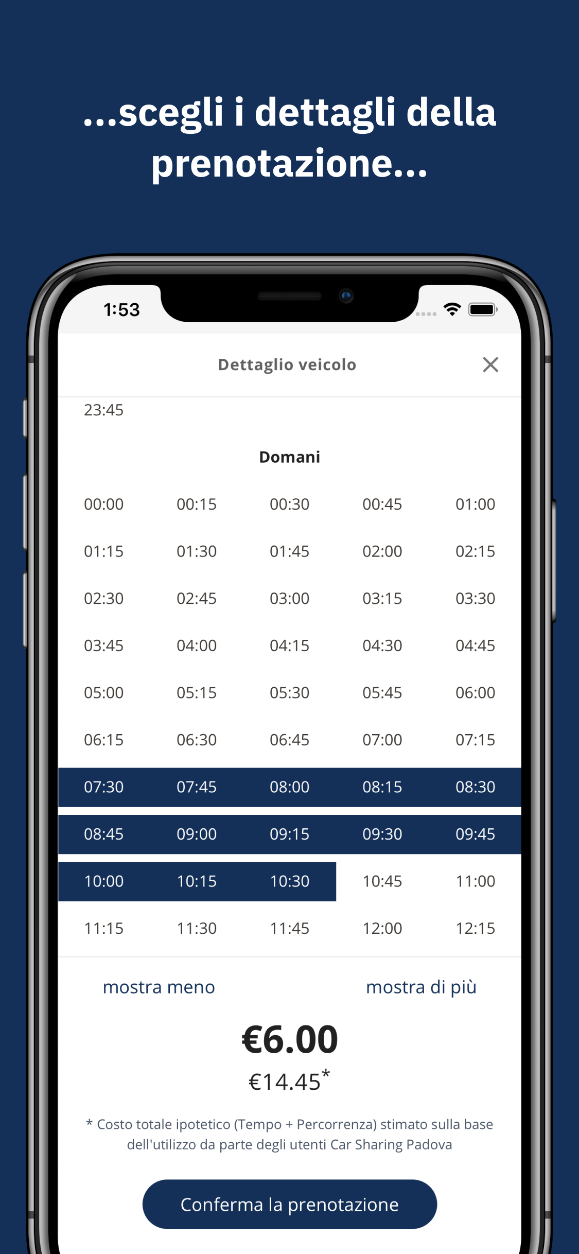 Car Sharing Padova screenshot 3