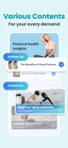 Perfect Posture: spine health screenshot #9 for iPhone