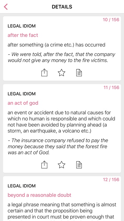 Animal - Legal idioms