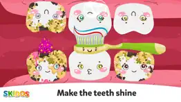 teeth cleaning games for kids iphone screenshot 1