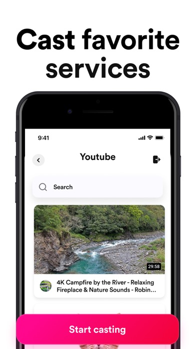 Cast for Chromecast-enabled TV Screenshot