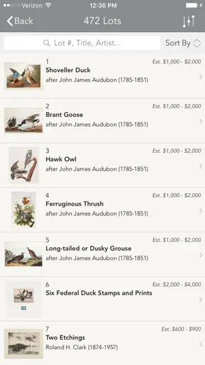 Copley Fine Art Auctions screenshot 2
