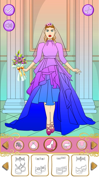 Glitter Dress Drawing Games Screenshot