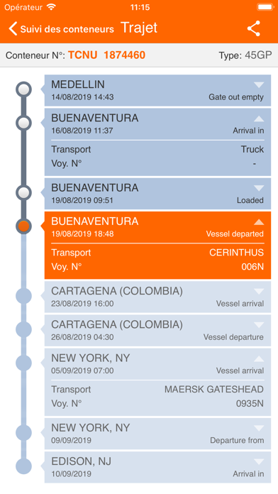 Screenshot #2 pour Hapag-Lloyd