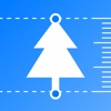 Measure height with camera. icon