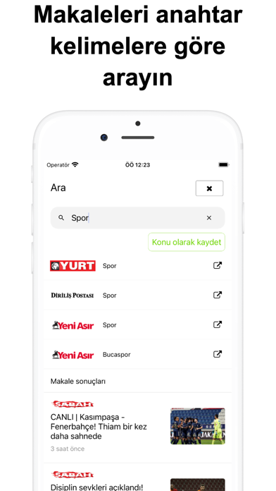 Türkçe Gazeteler - Haberler Screenshot