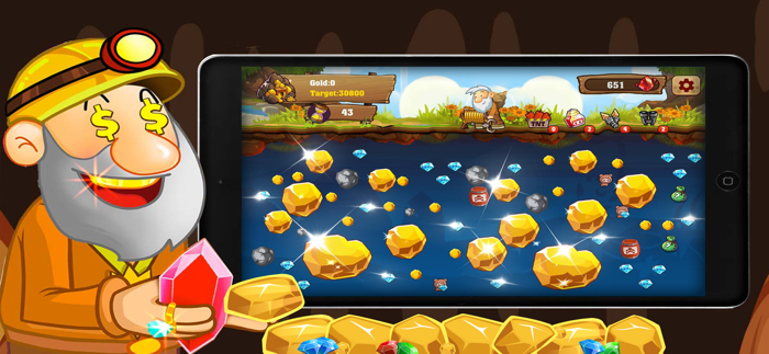 Gold Miner Classic Idle Game