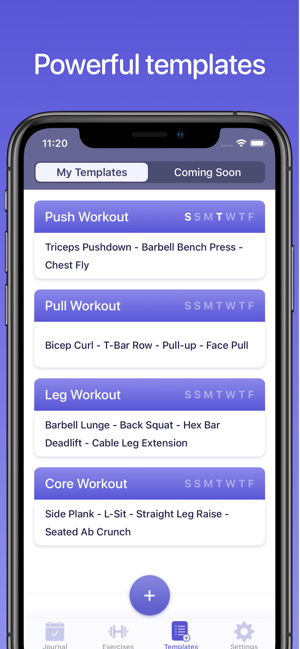 Liftr - لقطة شاشة Workout Tracker