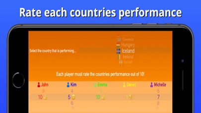 How to cancel & delete Eurovision Party Scoreboard from iphone & ipad 2