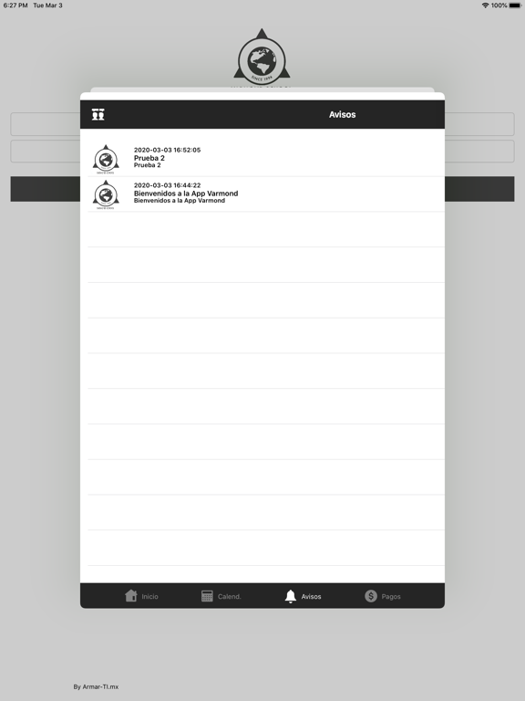 VarmondSchool iPad screenshot