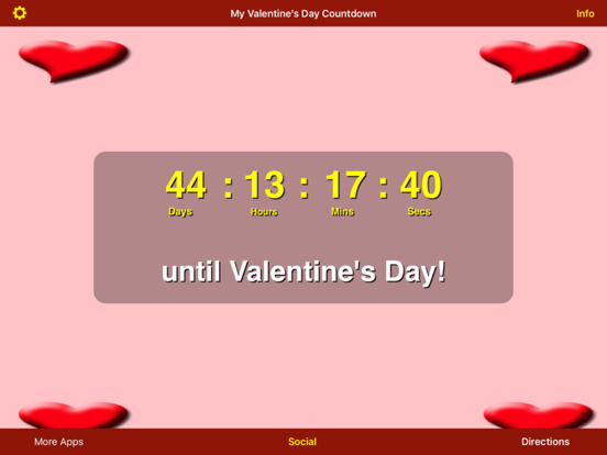 Screenshot #5 for My Valentine's Day Countdown