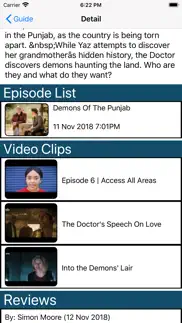 nitas - doctor who news matrix iPhone Captures Décran 4
