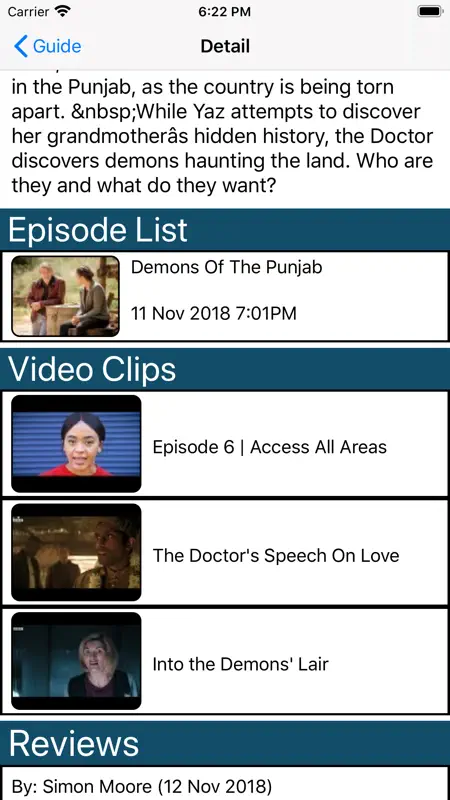 NITAS - Doctor Who News Matrix screenshot 4 of 6