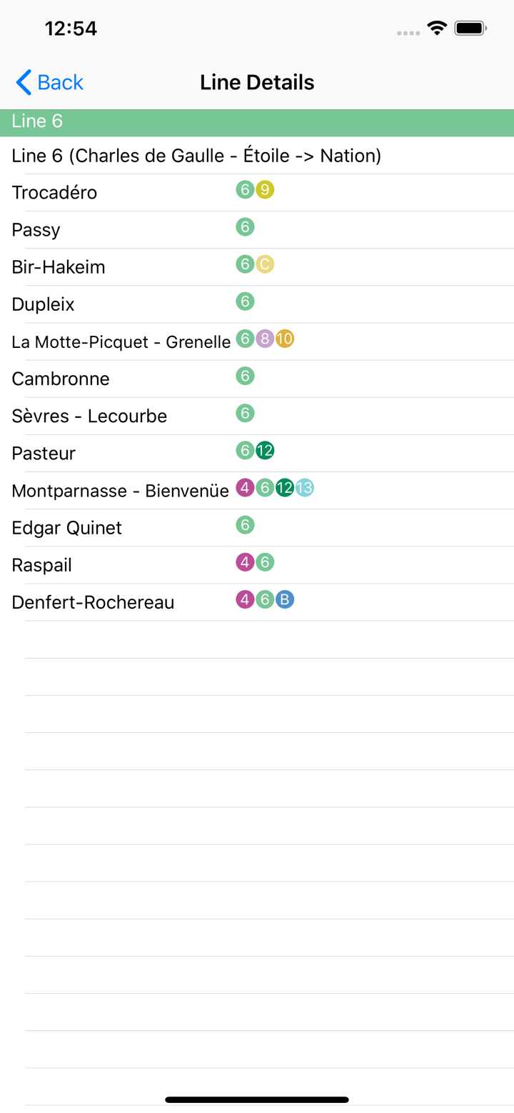 Paris Metro Route Planner screenshot 3
