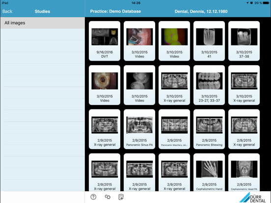 DUERR DENTAL Imaging app screenshot