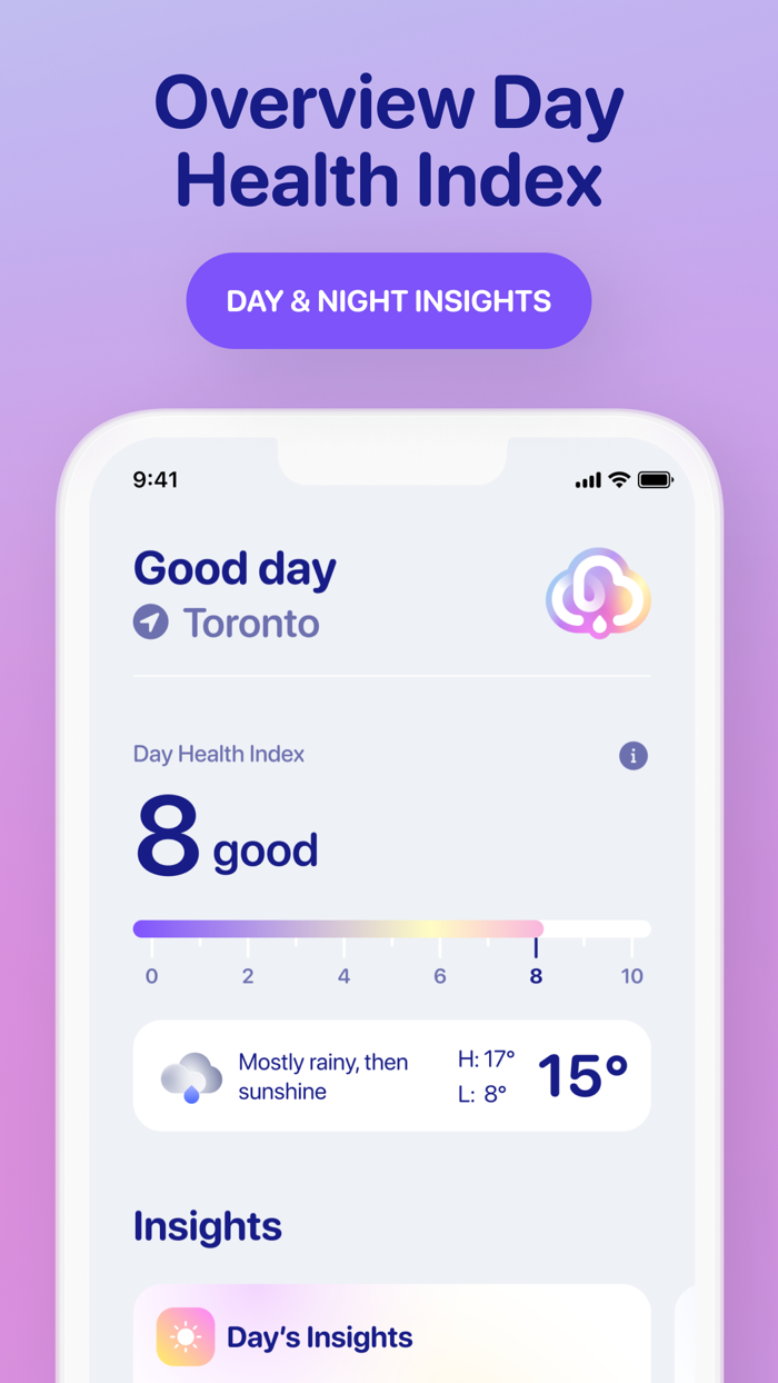 Weather and Health Live Forecast