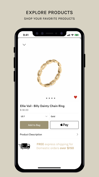 Ellie Vail Jewelry Screenshot