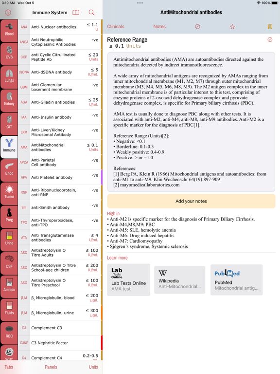 Screenshot #1 for LabGear – Medical Lab Tests