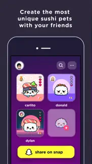 sush raise virtual pets iphone screenshot 2