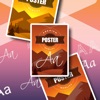 ポスターメーカーとテキストによる写真 - iPadアプリ