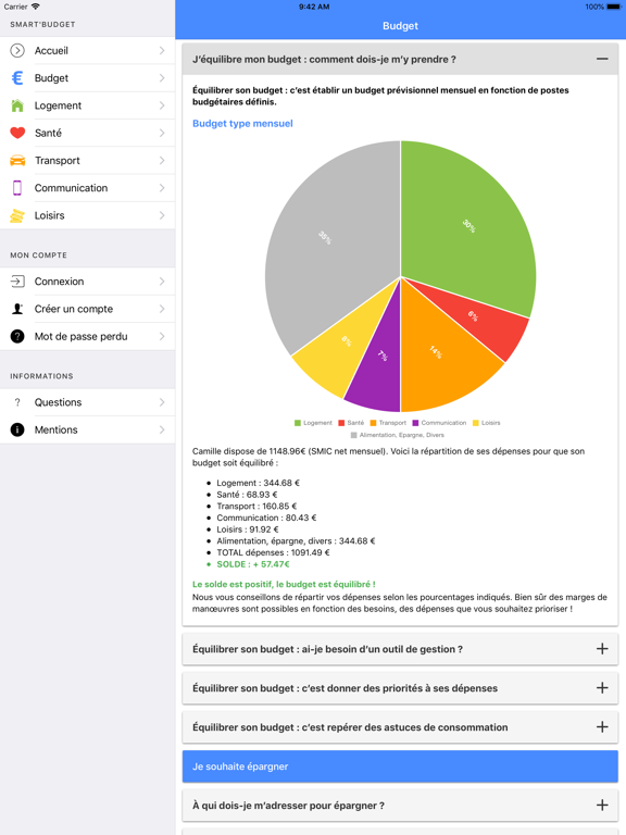 Screenshot #4 pour Smart'Budget