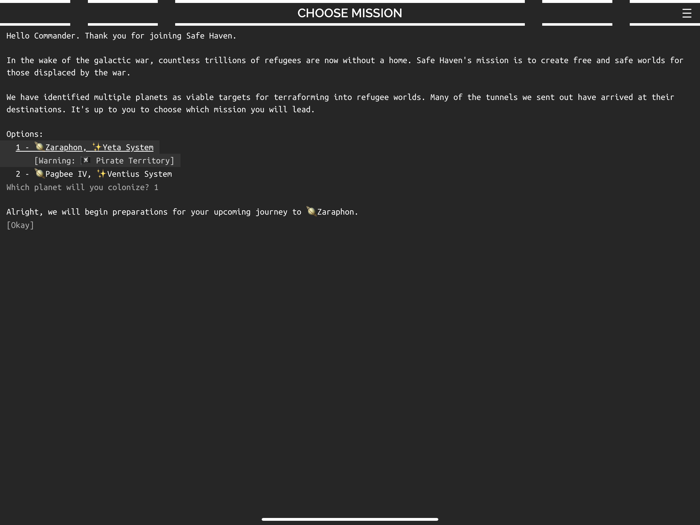 Colony - A Space RPG