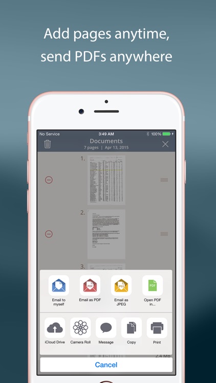 TurboScan™: document scanner screenshot-3