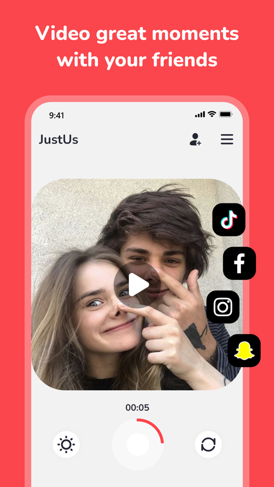 #6. JustUs - 1 Picture Every Day (iOS) 由: READFUN LIMITED
