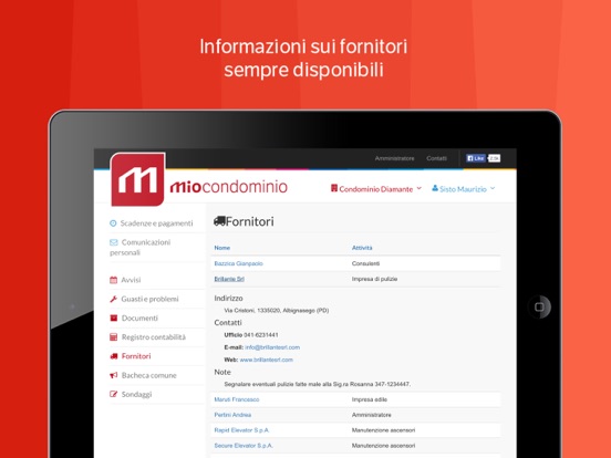 MioCondominio iPad screenshot 3