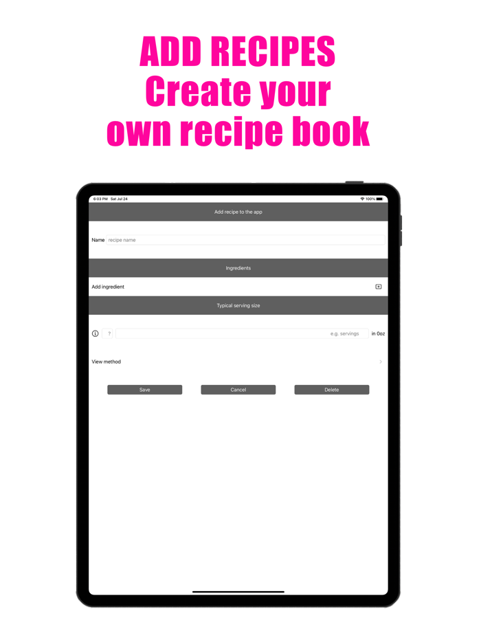 Vitamin K Counter and Tracker