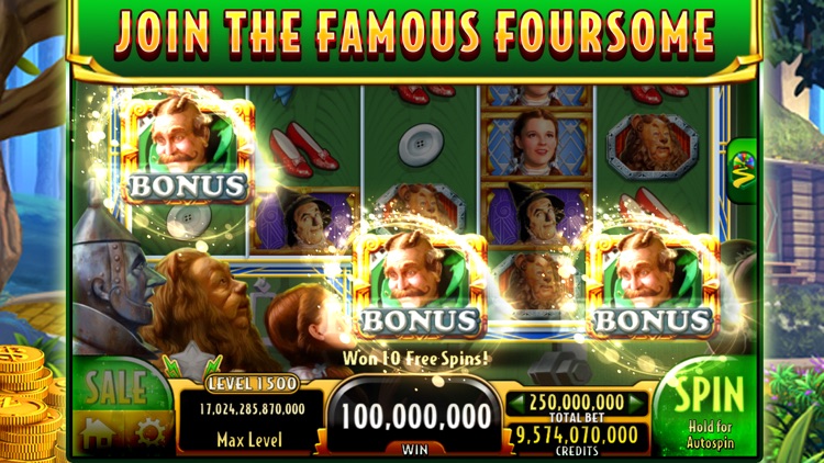 Wizard of Oz Slots Games