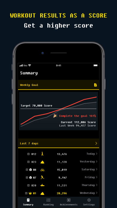 HighScore: Workout Screenshot
