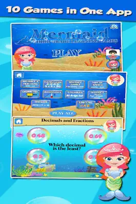 Game screenshot Mermaid Princess Grade 3 Games mod apk