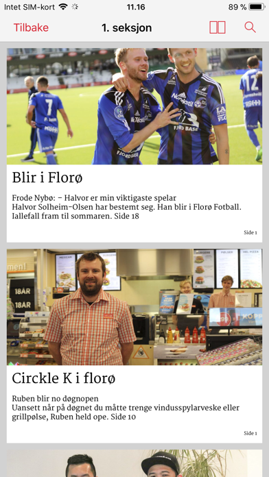Firdaposten eAvis Screenshot