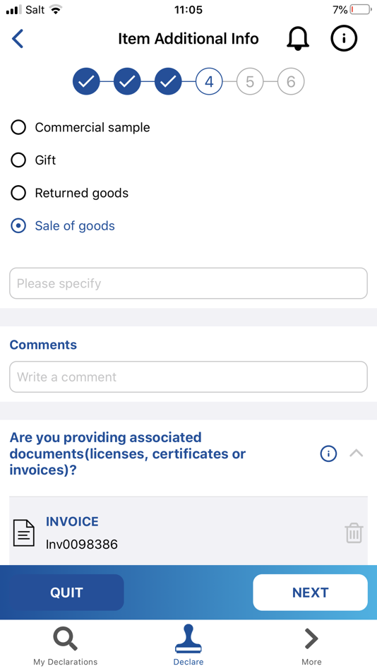 #4. EAD Customs Declarations (iOS) 由: Universal Postal Union