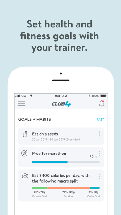 CLUB4 App Screenshot