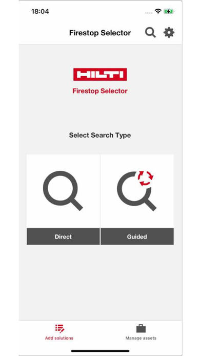 Firestop Selector Screenshot