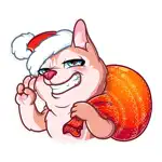 Christmas Dog Sticker 2019 App Positive Reviews