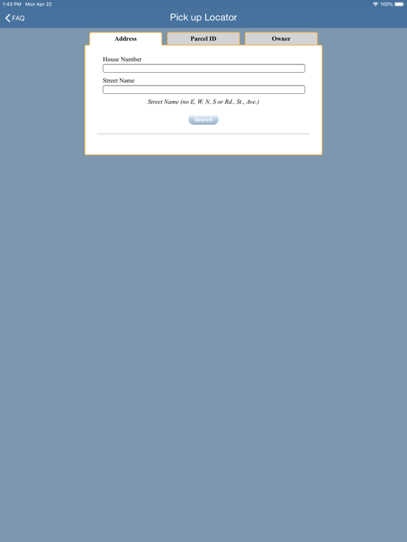 OCFL 311 iPad screenshot