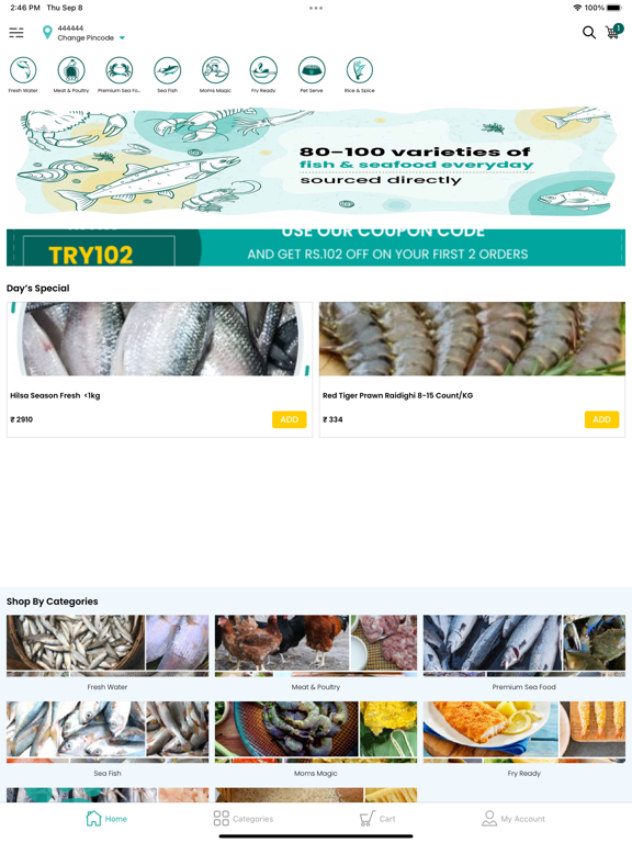 Screenshot #5 pour Jalongi : Fresh Fish & Seafood