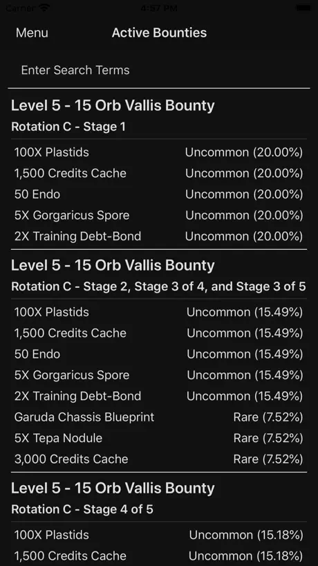 Warframe Info