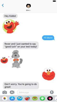 Elmo Stickers iPhone image 3