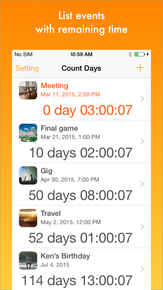 #2. CountDays by Space Elephant (iOS) 由: Space Elephant