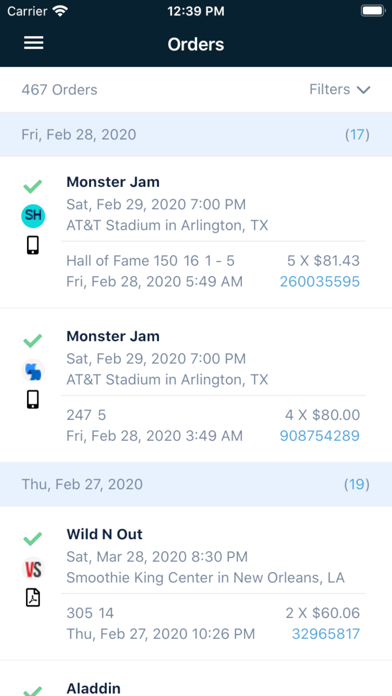 Seat Scouts Screenshot