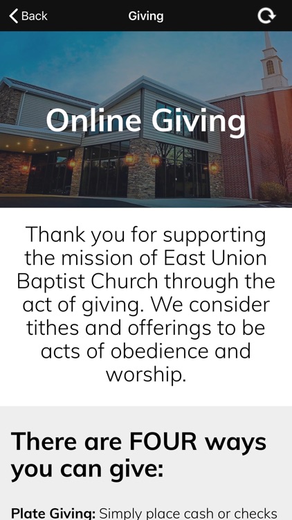 East Union Baptist Church screenshot-4