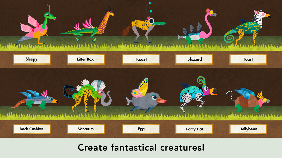 #1. Creature Garden by Tinybop (iOS) 由: Tinybop Inc.