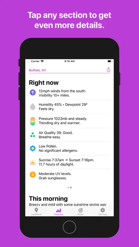 Hello Weather: Forecast & Maps