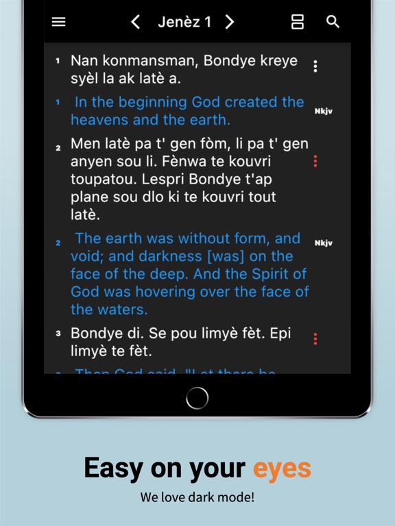 Haitian Creole Study Bible iPad screenshot 9 - Book app